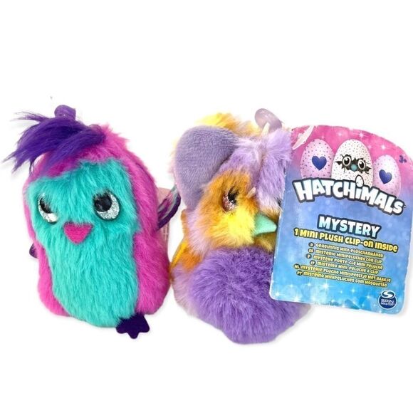 New Mini Harchimals Plush Keychains Lot of 2 - Picture 1 of 1
